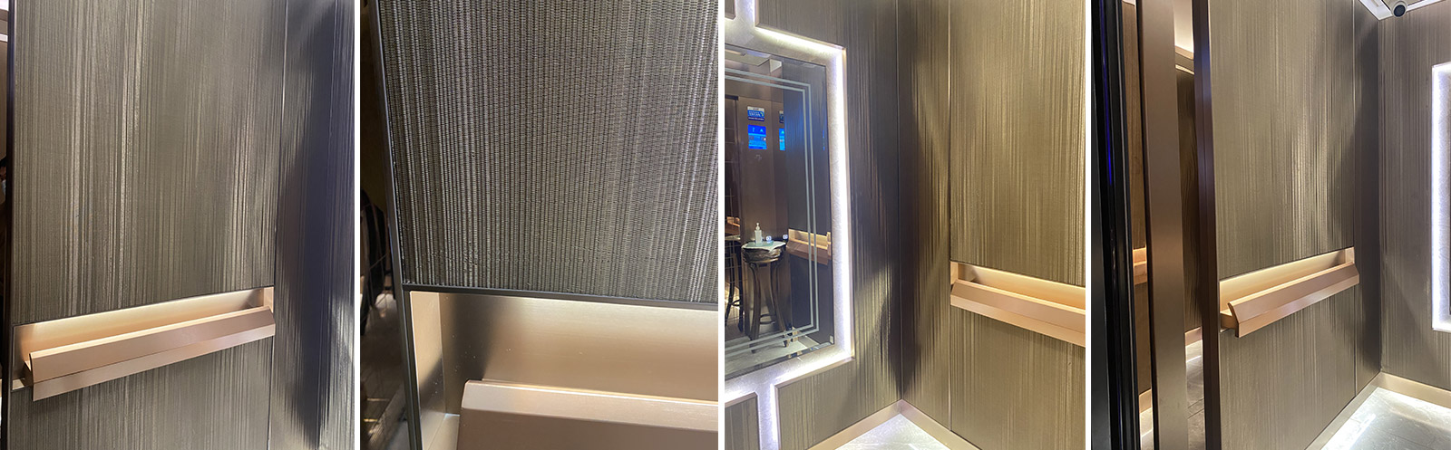 Wall covering for the elevator of shopping mall of United Arab Emirates