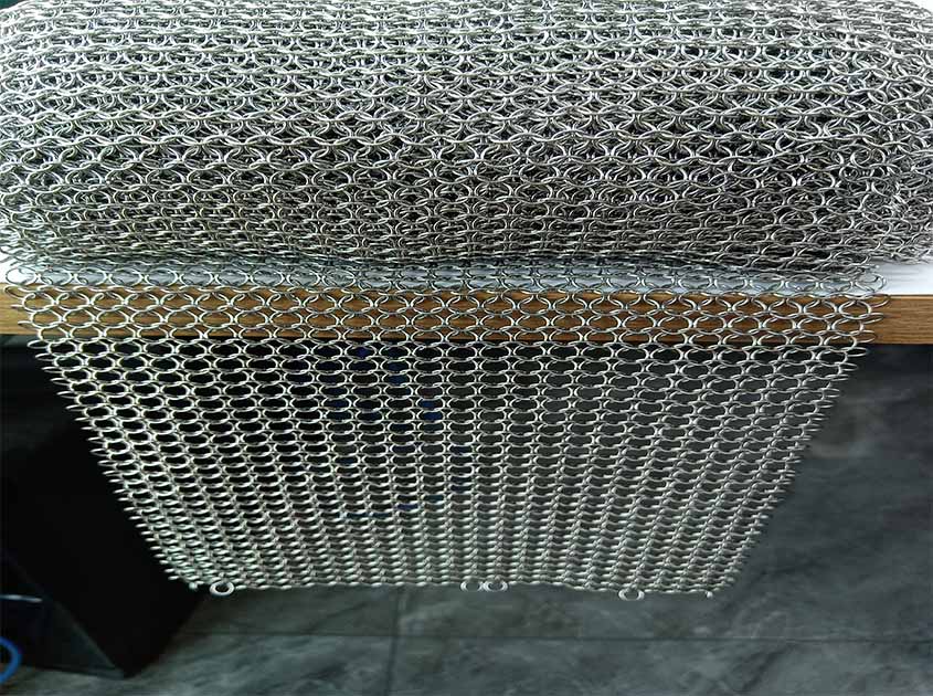 Woven Metal Interiors: Elevating Interior Design with Intricate Metal Weaves