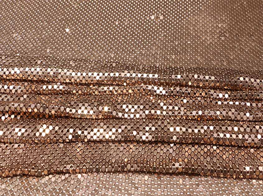 Unleash Creativity with Woven Mesh Fabric: Transforming Spaces with Metal Elegance