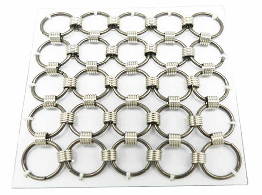 Woven Metal Interiors: Transforming Spaces with Artistic Brilliance