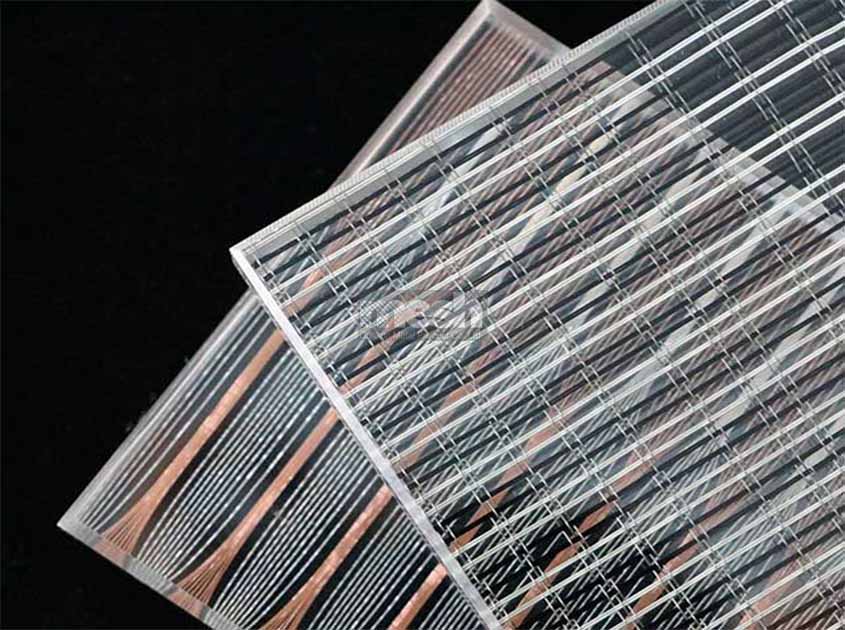 What are some of the challenges of integrating woven metal interiors into a space?cid=6