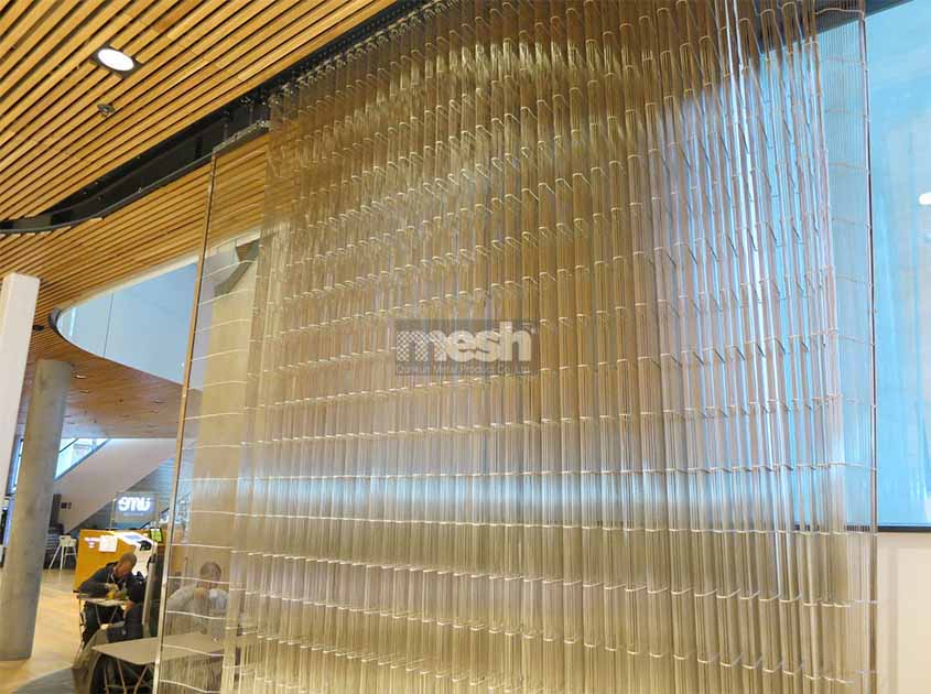 Innovative woven Metal Interiors: A Sustainable Solution for Modern Design