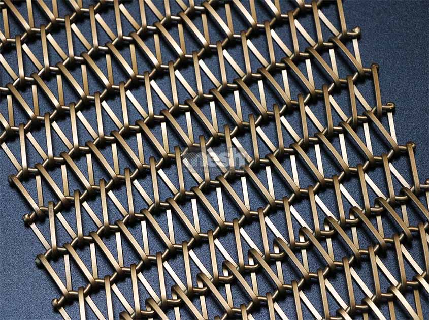 Innovative woven Metal Interiors: A Sustainable Solution for Modern Design