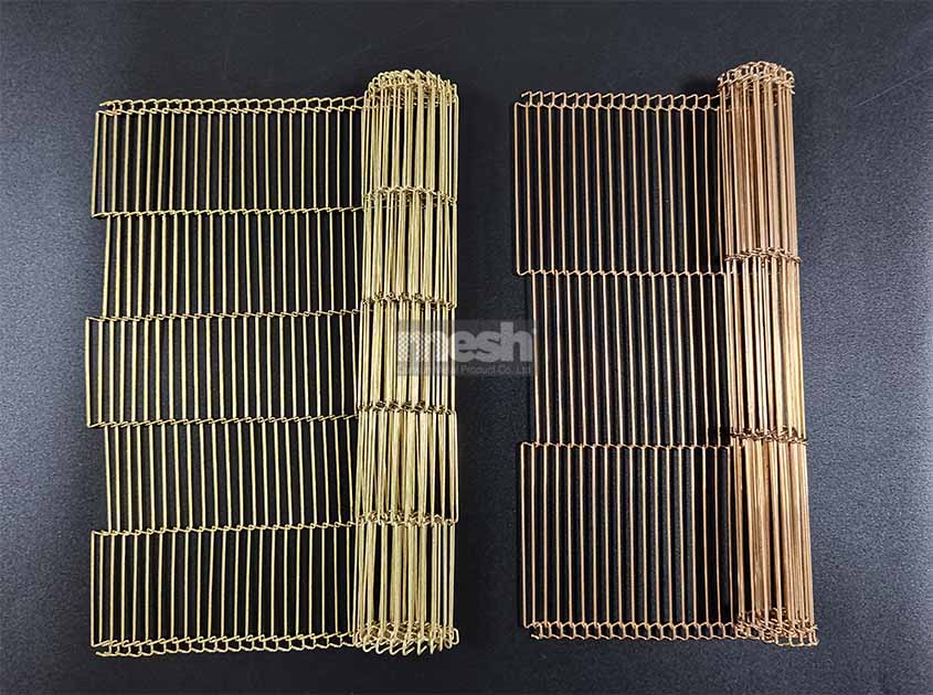Various benefits of different weave patterns for Metal fabric Curtain