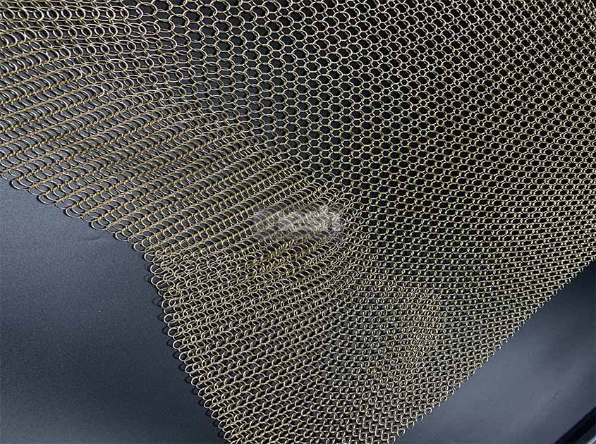 Woven Metal Interiors supplier for retail space: Attracting customers with high-quality service attitude