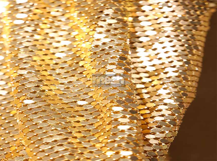 Metal fabric Curtain for Art Installations: Creative Bold Statements