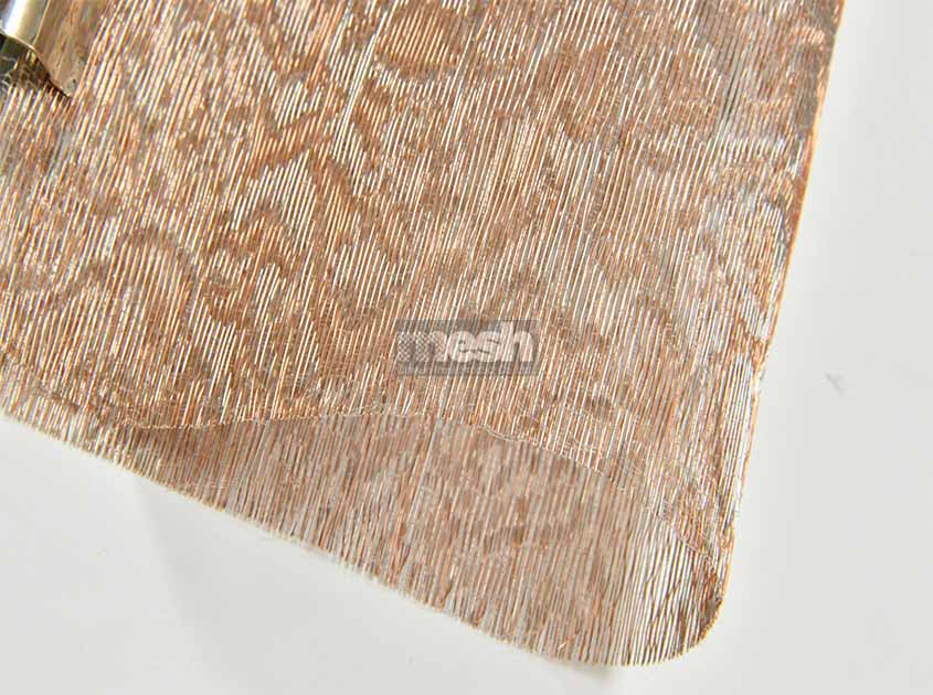 Evaluate the performance of wall covering mesh fabric