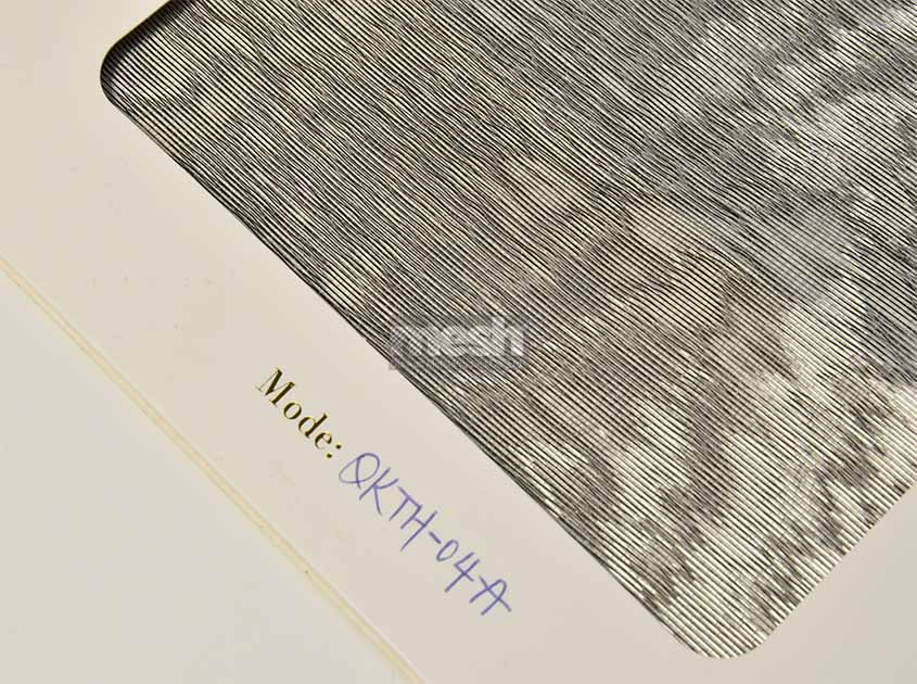 Art wire mesh fabric: delicate texture and color expression