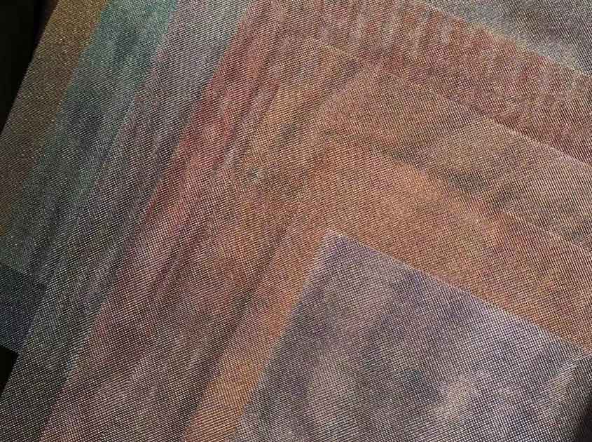 Unlimited creativity, decorative metallic woven fabric adds unique charm to the space