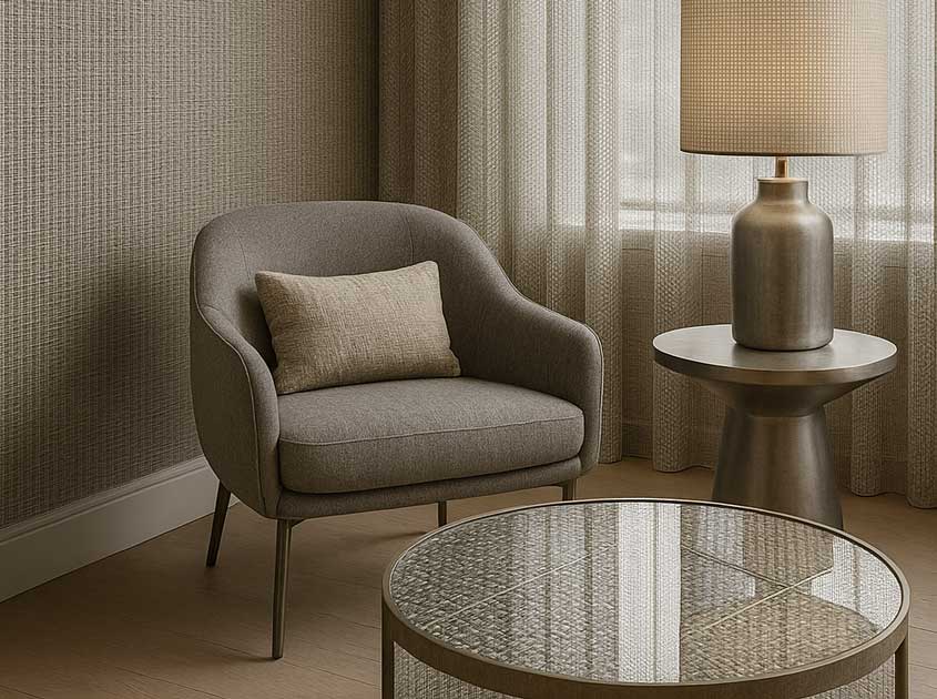 Woven Mesh interiors Panels – The Art of Textured Interiors