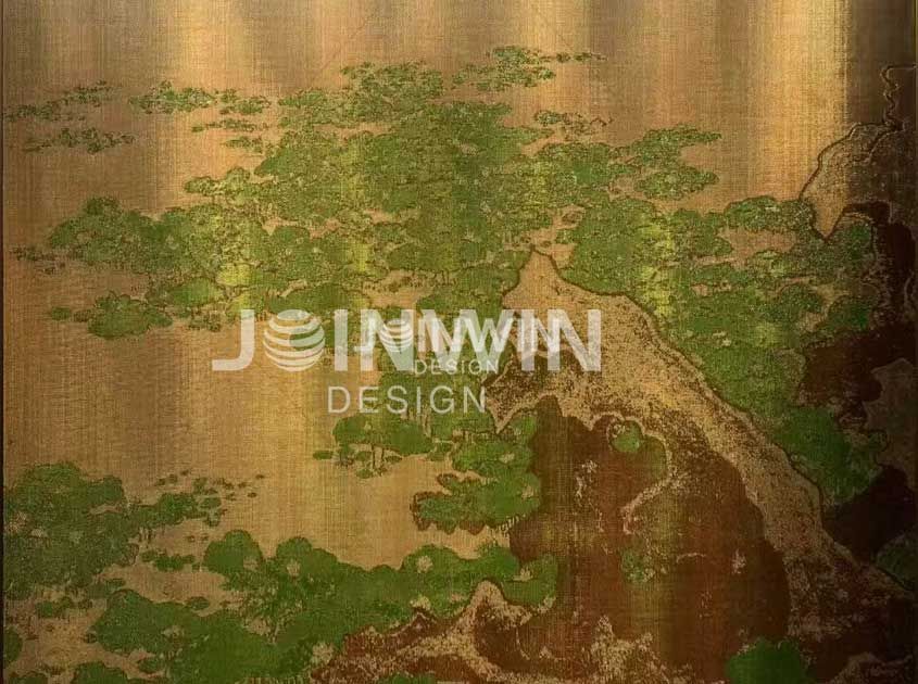 Decorative Metal Mesh for Interior Wall and Ceiling Applications Decorative Metal Mesh for Interior Wall and Ceiling Applications